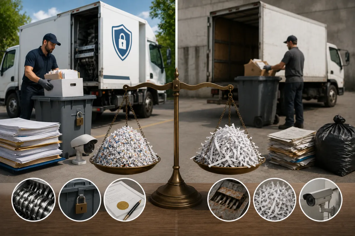 Why Do Some Shredding Services Cost More Than Others?