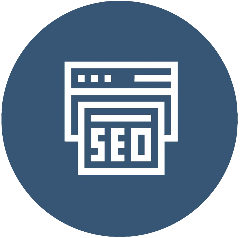 An icon of the letters SEO