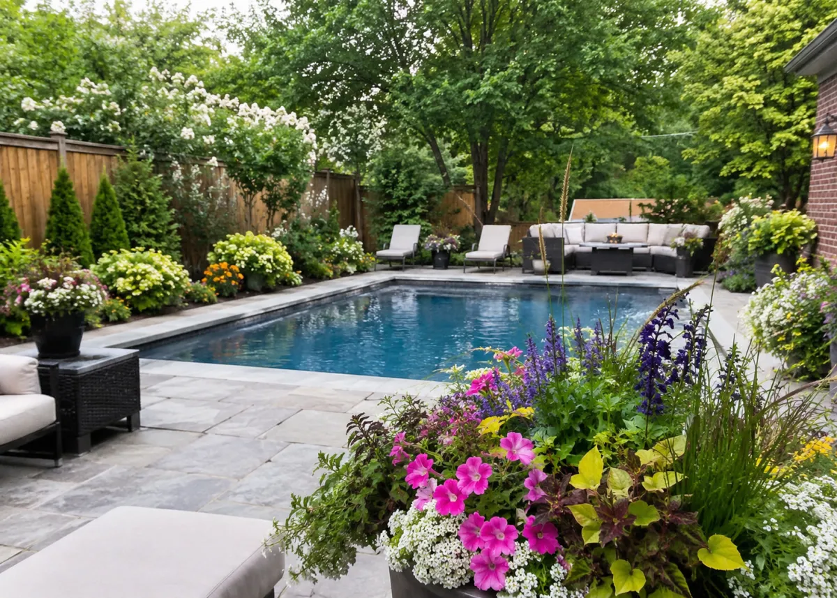 A Photo of a large backyard outdoor fieplace pizza oven