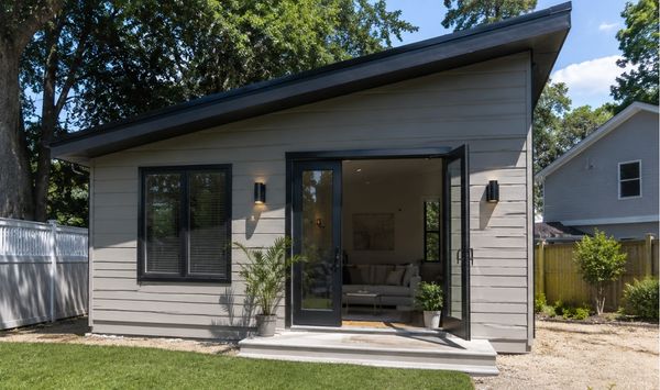 Modern backyard ADU home in Tolland County CT