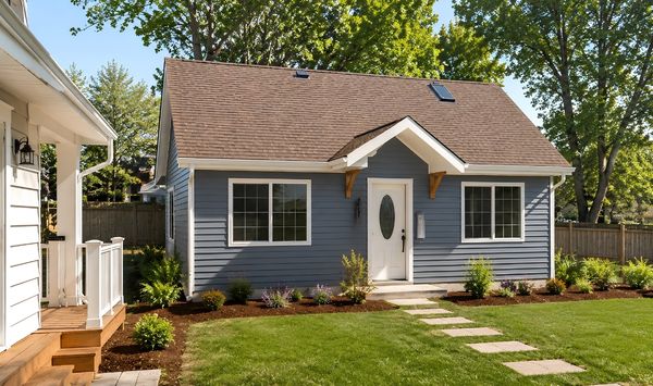 Custom detached ADU home in Connecticut backyard