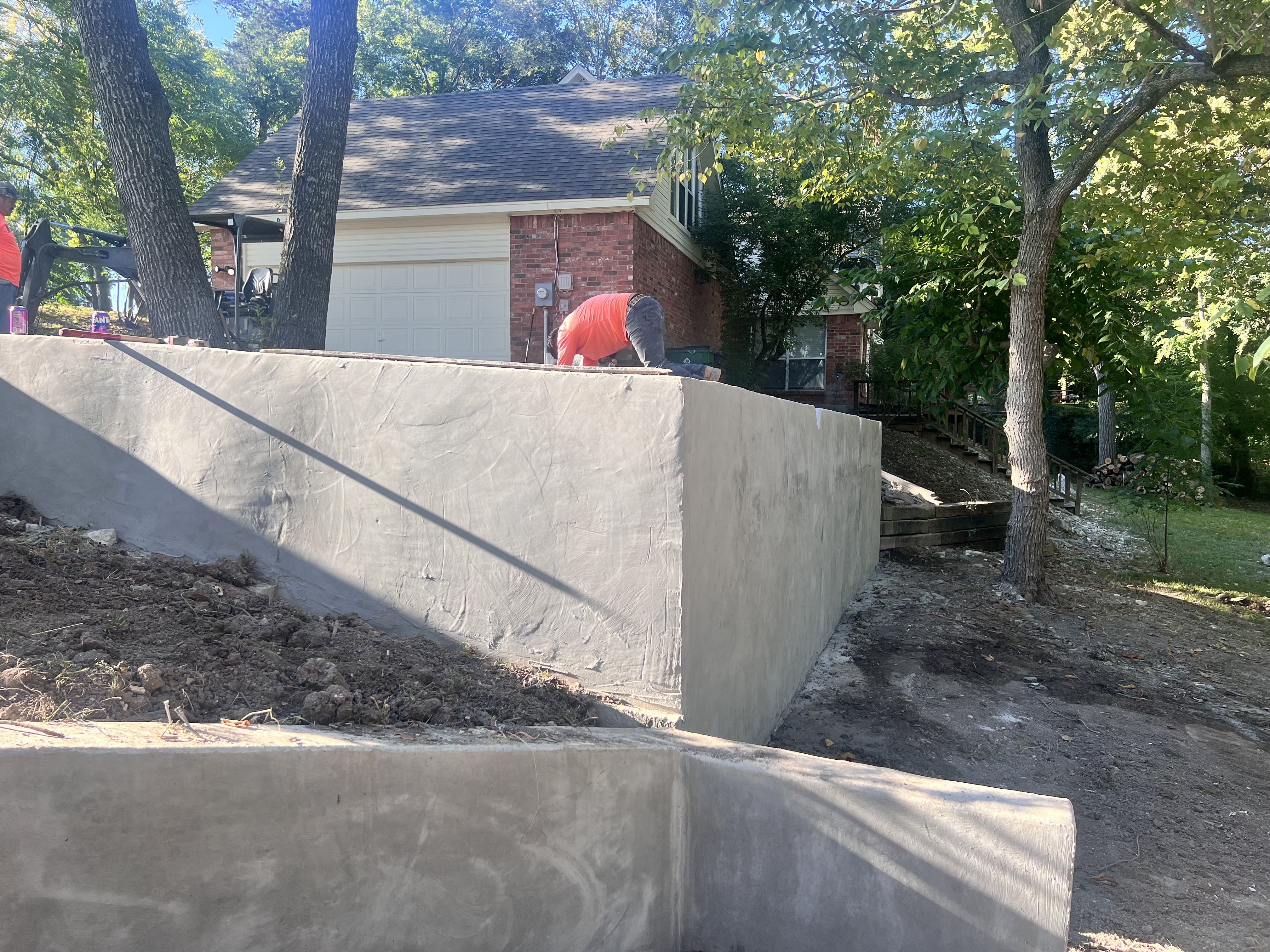 Concrete Retaining Walls in Bedford, TX