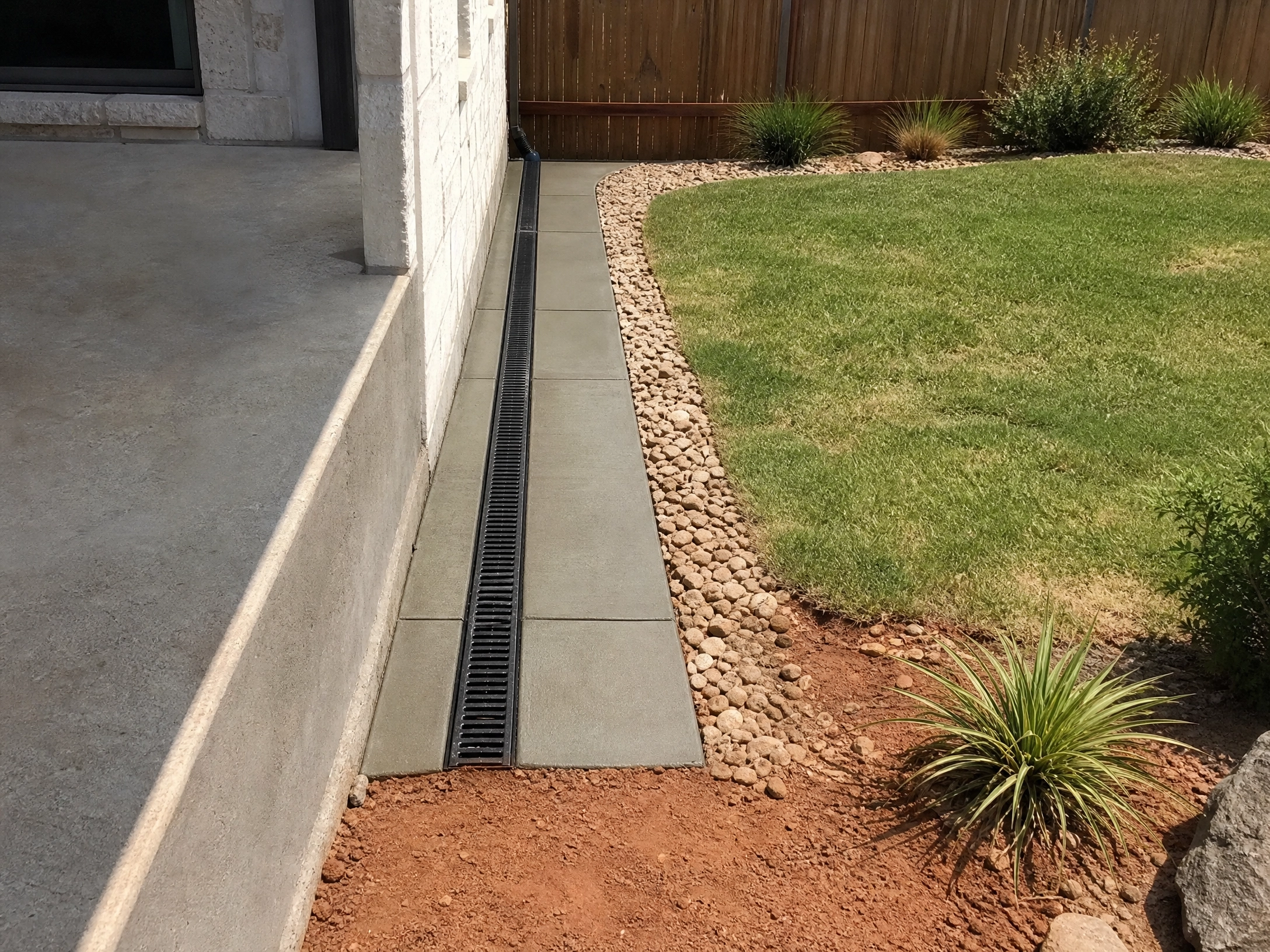 Hurst, TX French Drain Installation