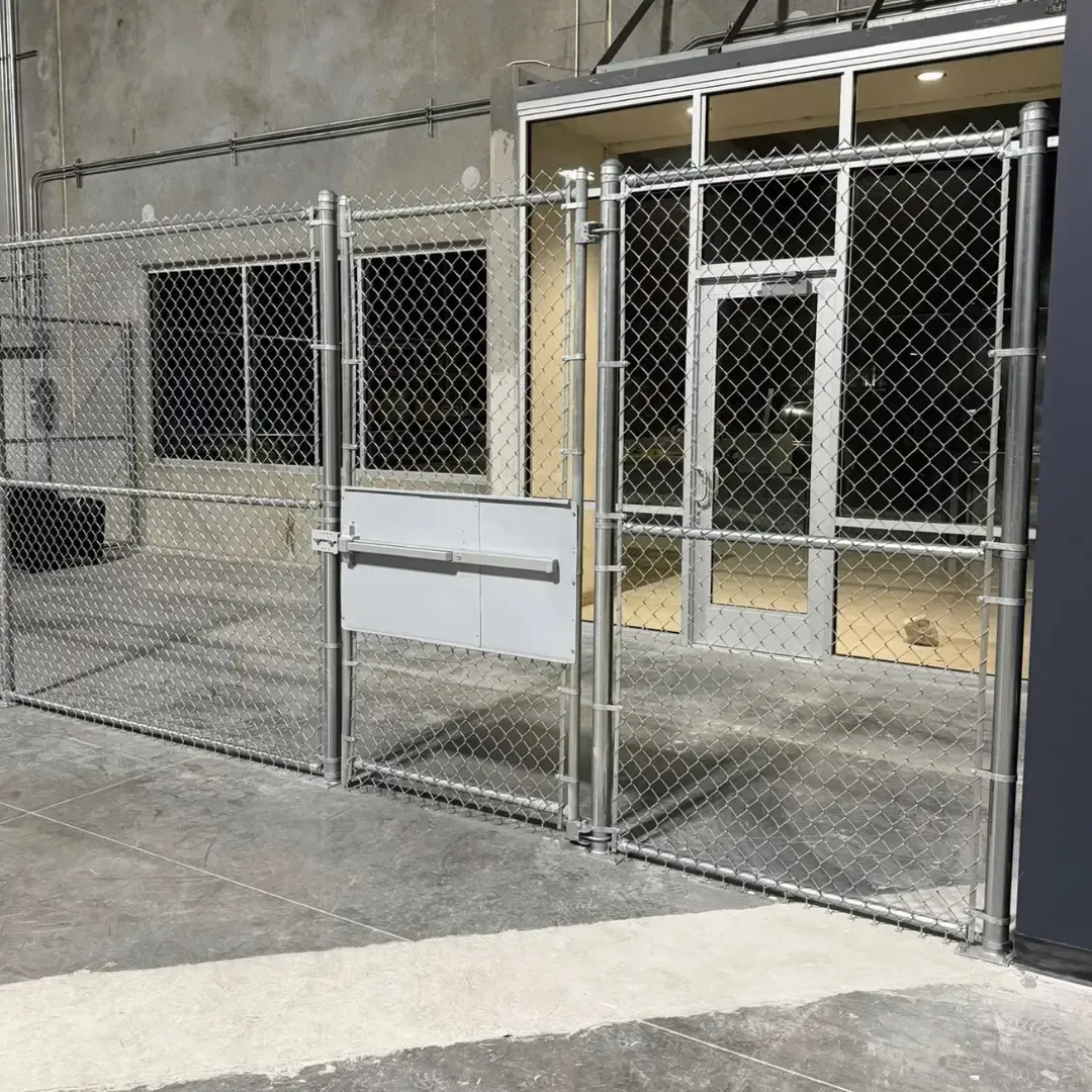 Wood privacy fence installation detail in Sapulpa, OK