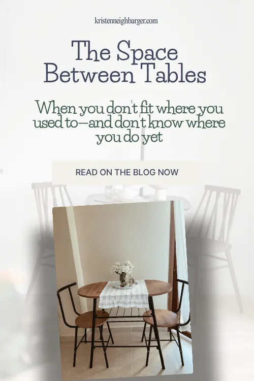 a table sitting empty