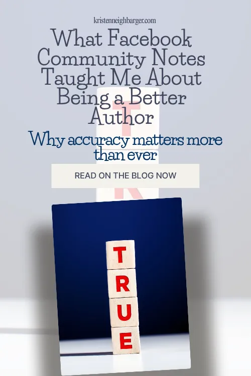 What Facebook Community Notes Taught Me About Being a Better Author