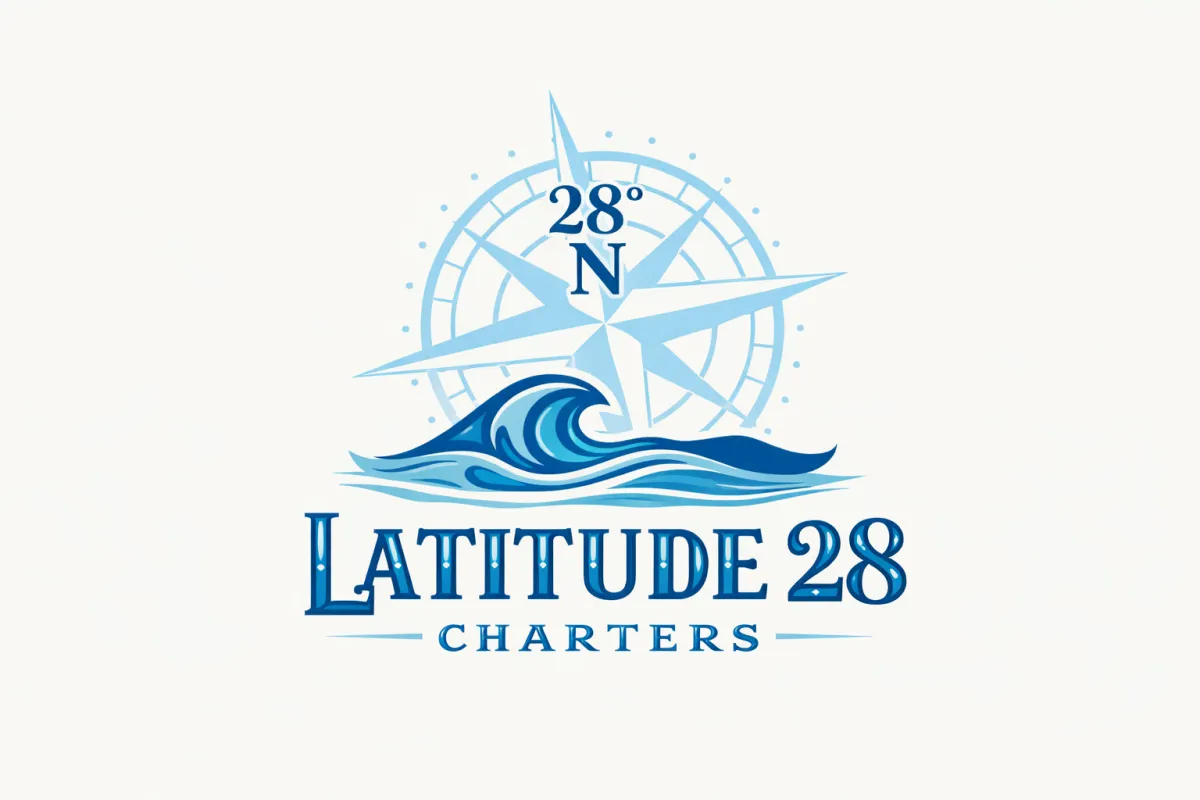 Cocoa Beach Catamaran logo featuring a stylized sailboat and waves, representing private sailing adventures in Cocoa Beach.