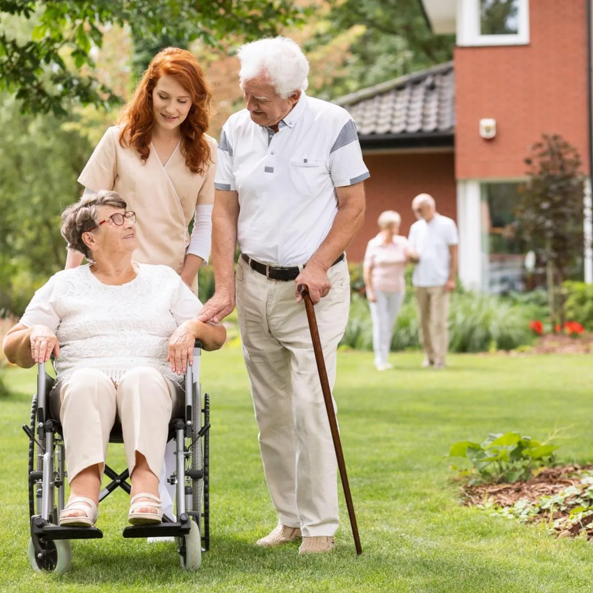 an image of patient and family after touring various memory care facilities