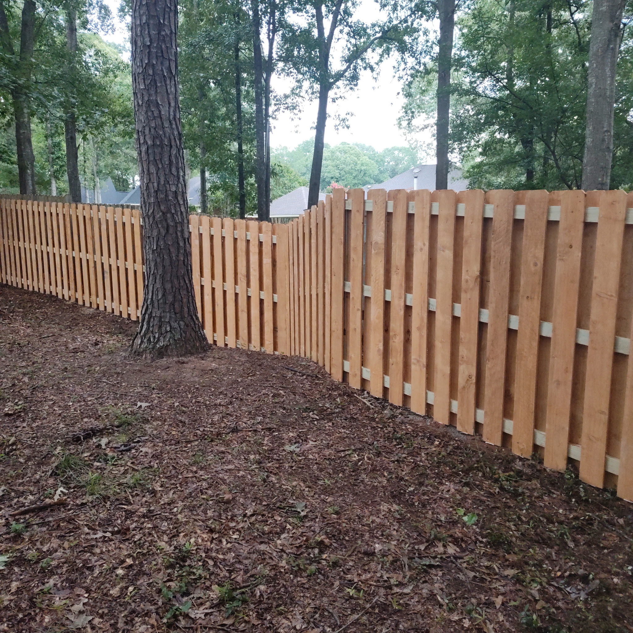 Premium Standard Shadow Box Fence Harvest Deck & Fence