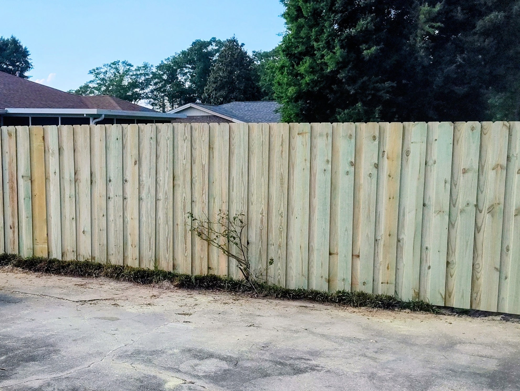 Premium Board on Board Fence Harvest Deck & Fence
