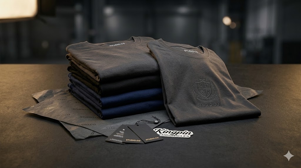 kingpin chronicles premium t shirts for creators and entrepreneurs