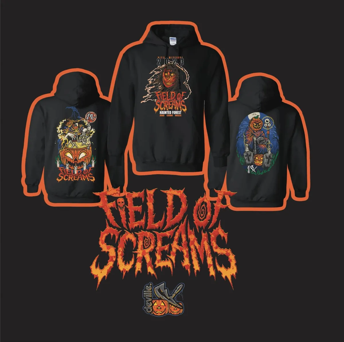 a path with leaves on the ground