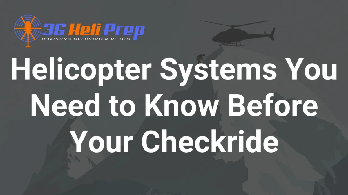 Helicopter Systems Every Student Must Know