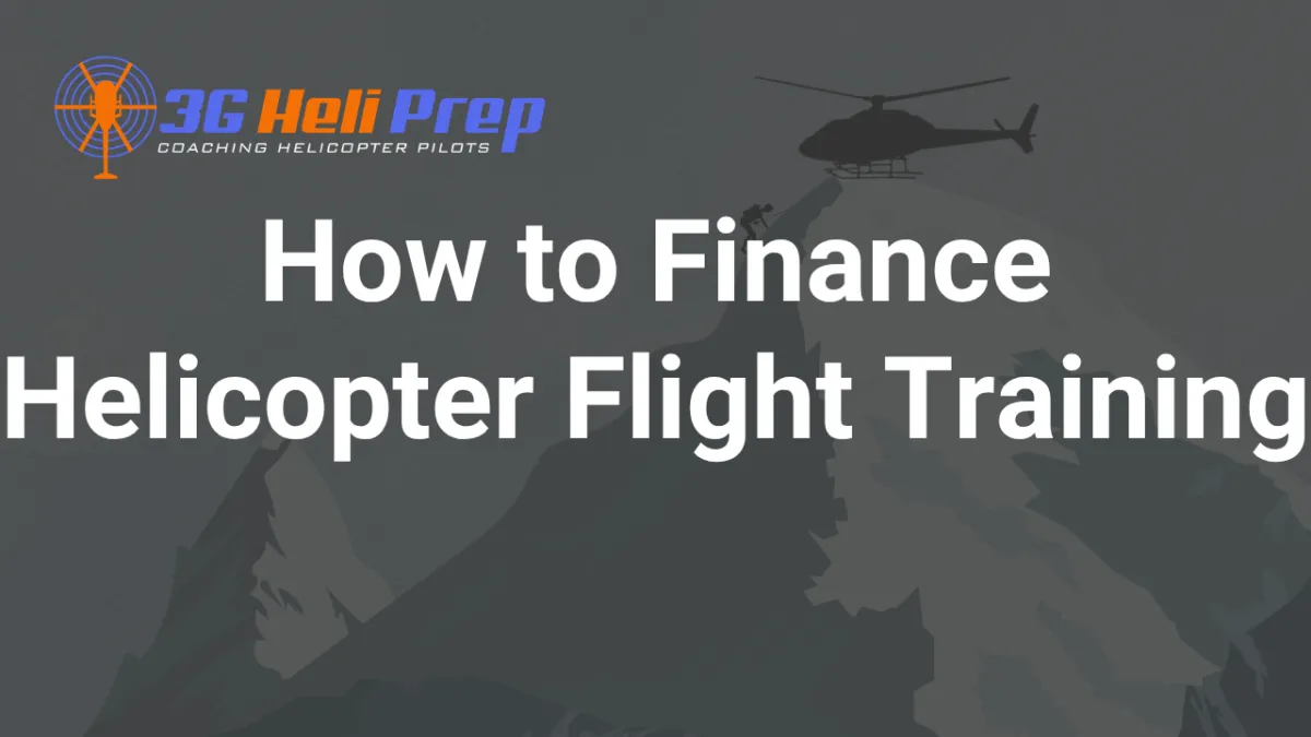 How to Finance Helicopter Training