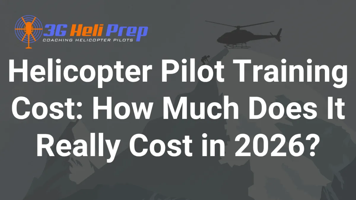 Real Helicopter Pilot Training Costs in 2026