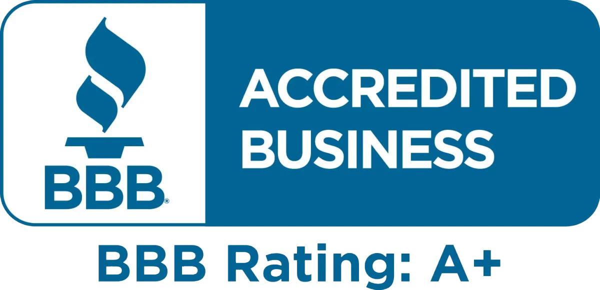 BBB Rating A+ Accredited Business Logo