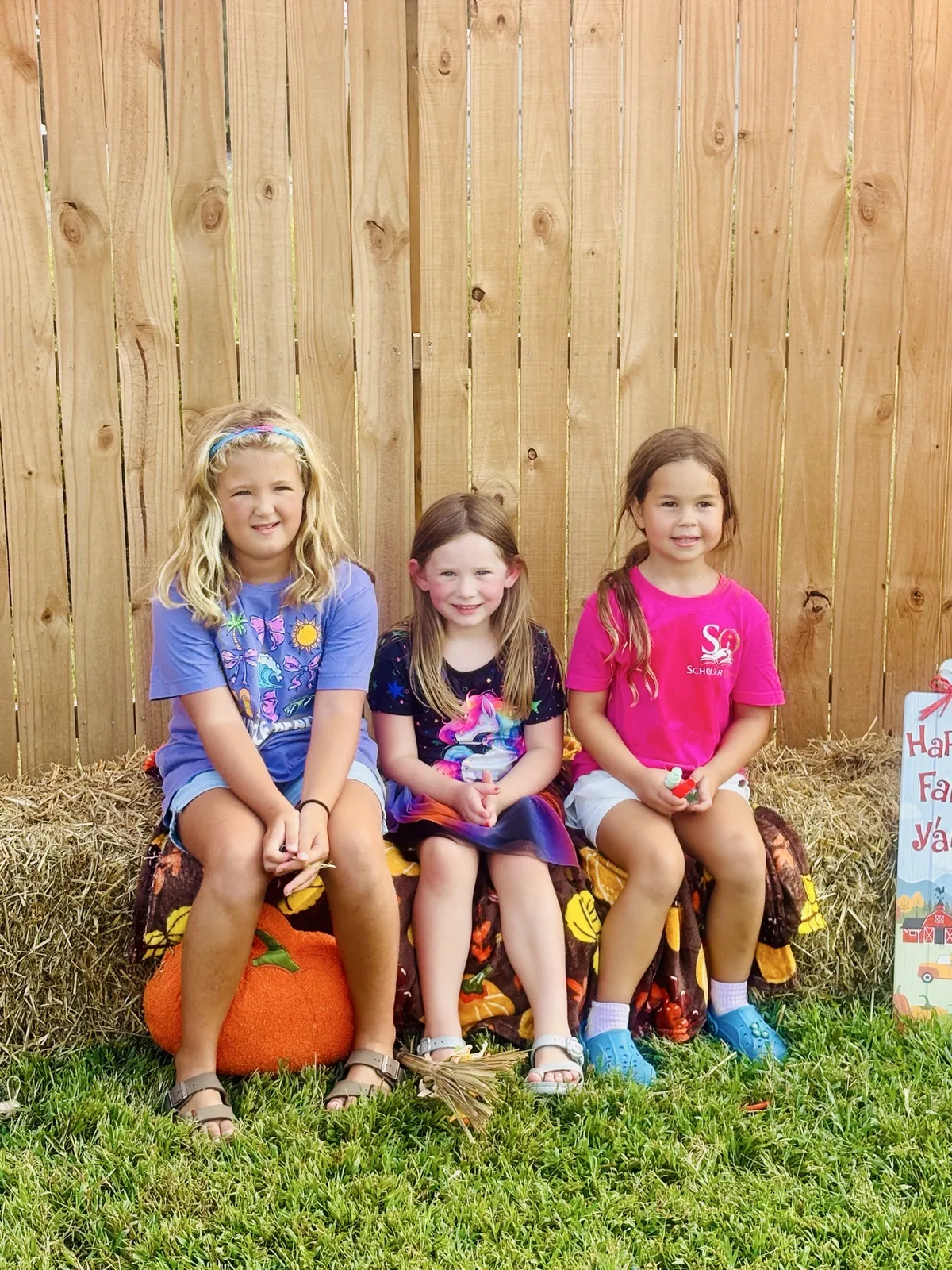 School friends enjoying a fall celebration at ScholarQuest