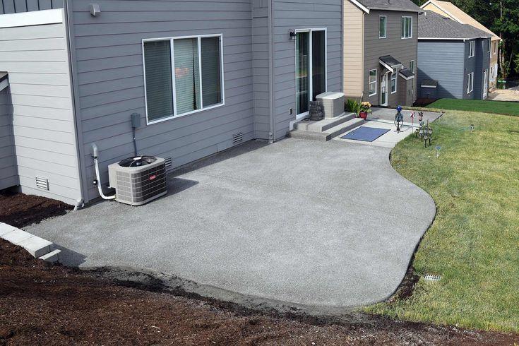 Little Concrete levels Patio.