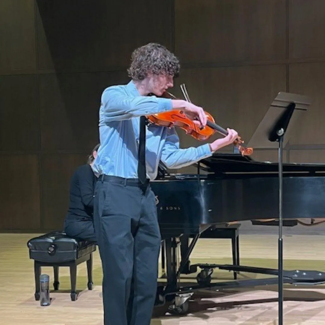 Viola Student Performing York Pennsylvania 