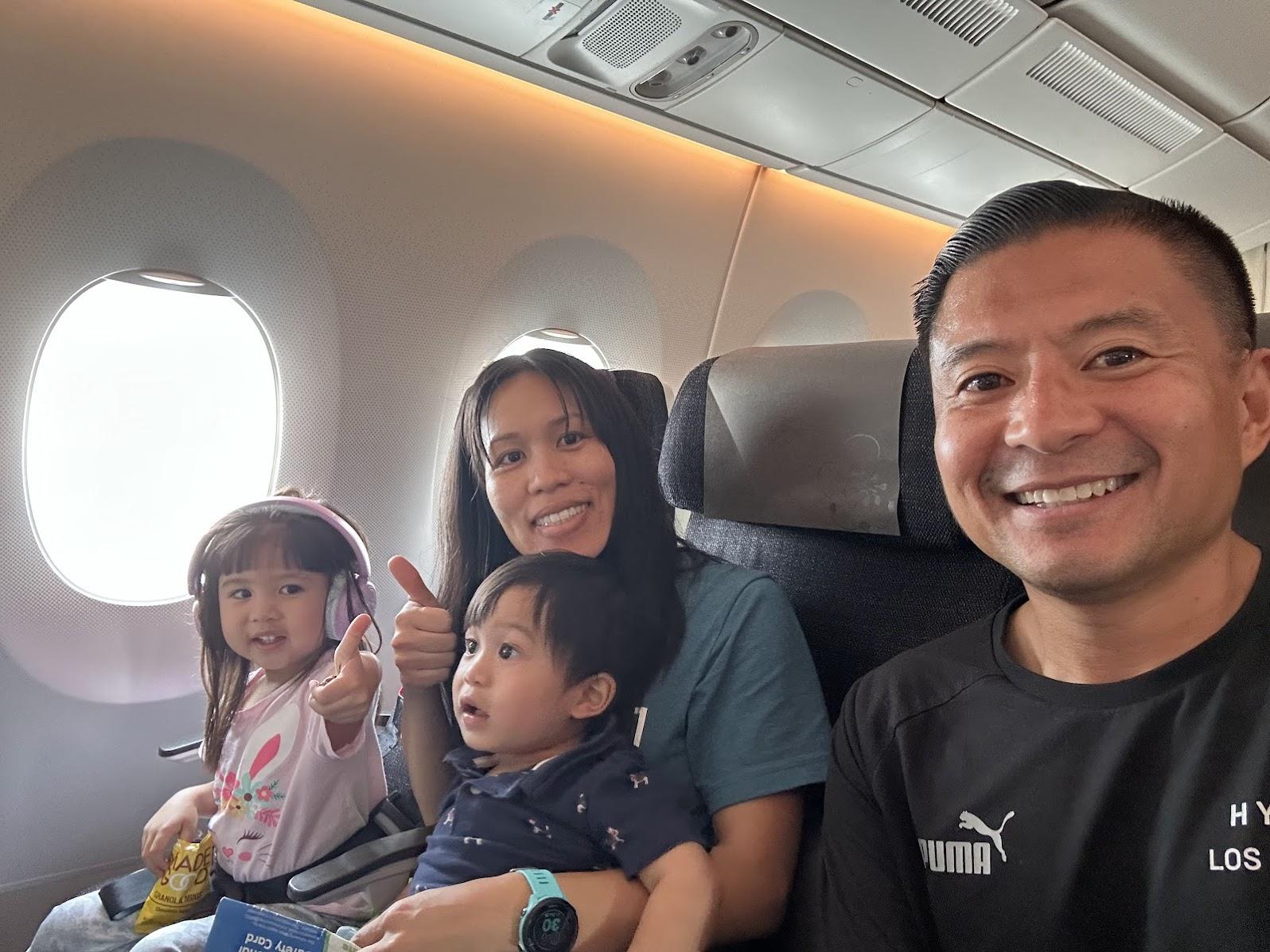 flying with toddlers