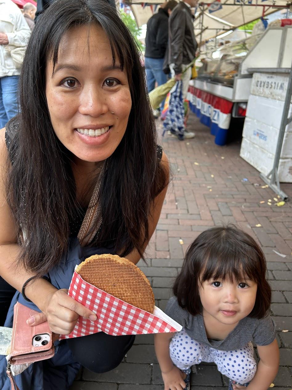 me and my daughter in Europe