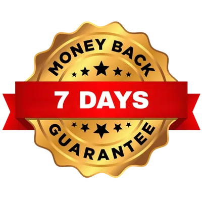 7 day money-back guarantee