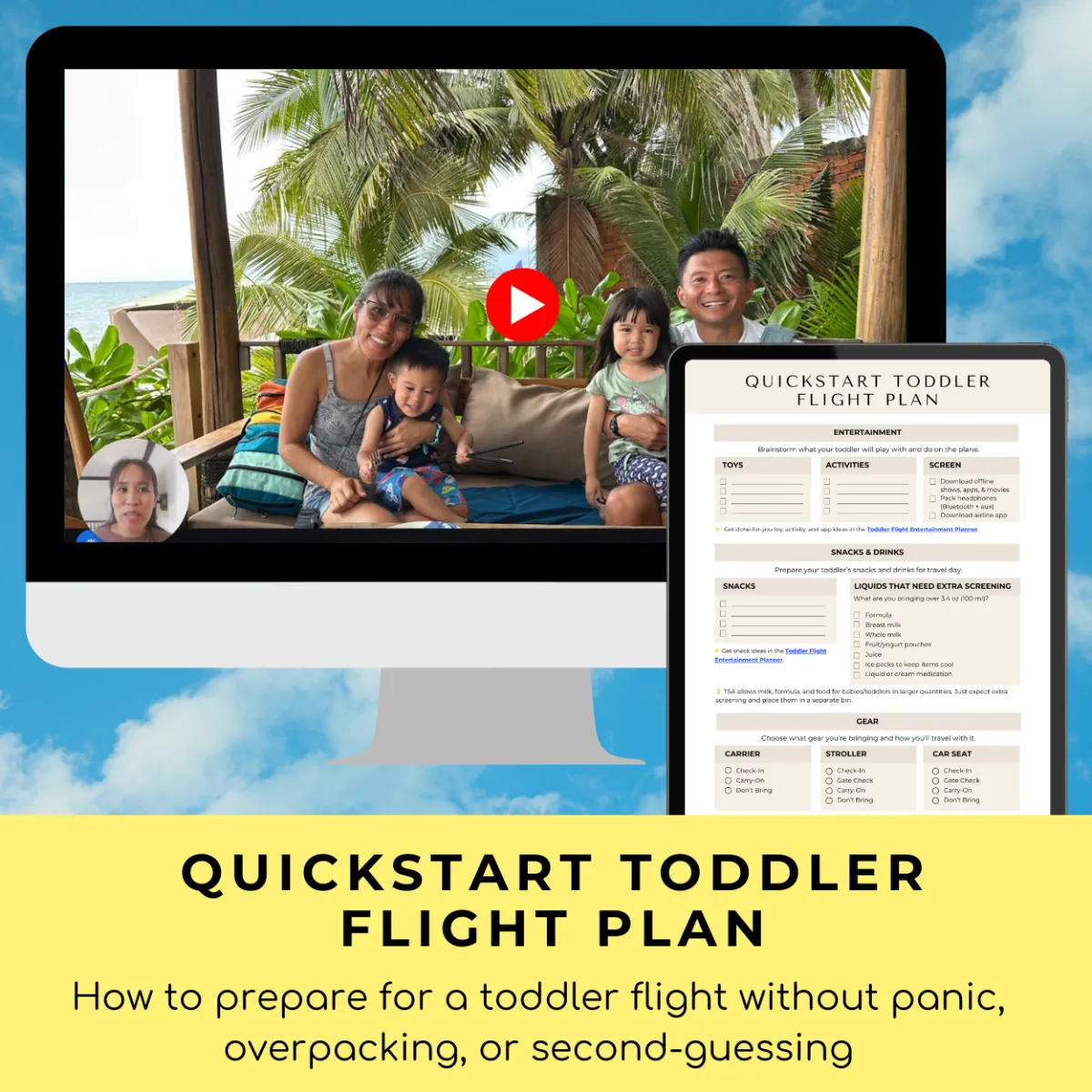 quickstart toddler flight plan course