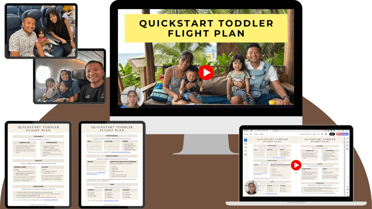 quickstart toddler flight plan cover