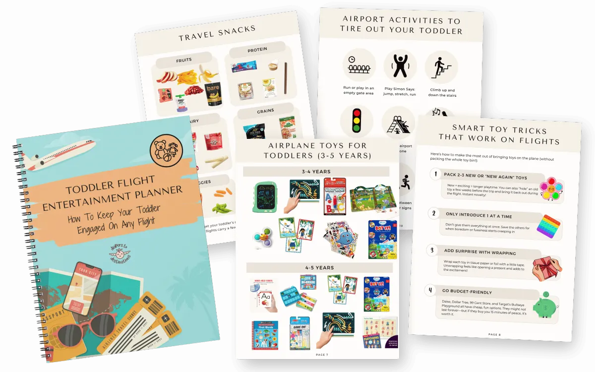 toddler flight enertainment planner bonus