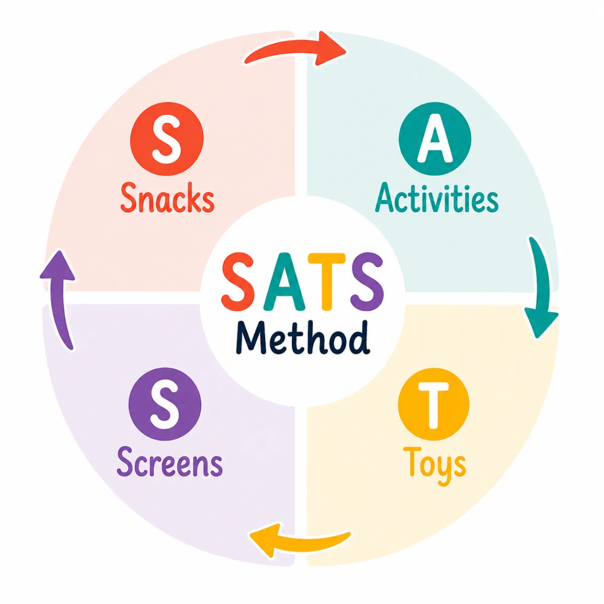 SATS method to keep little kids busy and calm on flights