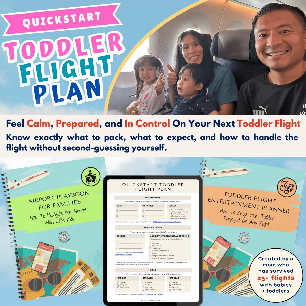 quickstart toddler flight plan course