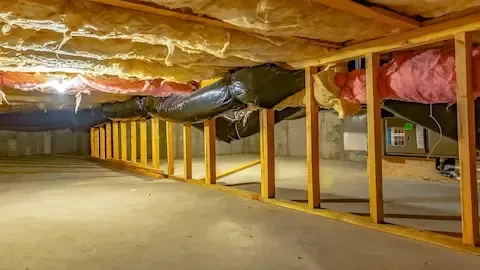 Crawl space spray foam insulation in Hoboken, NJ