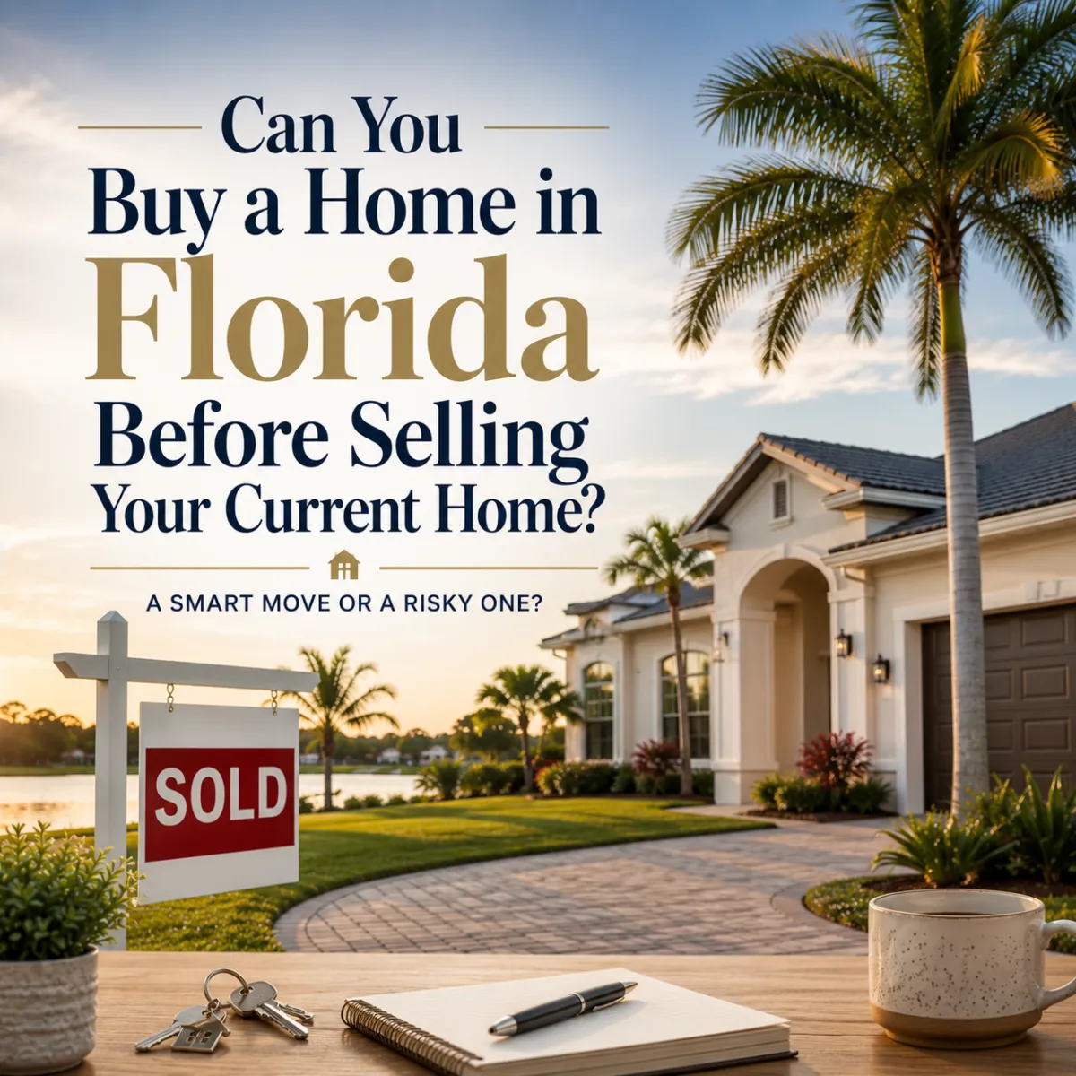 A homeowner comparing two houses while planning to buy a new home in Central Florida before selling their current home.