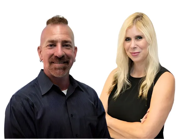Darrell Teddick and Tracy Freeman, the husband and wife team behind Approval to Keys, real estate and lending in Lake County Florida