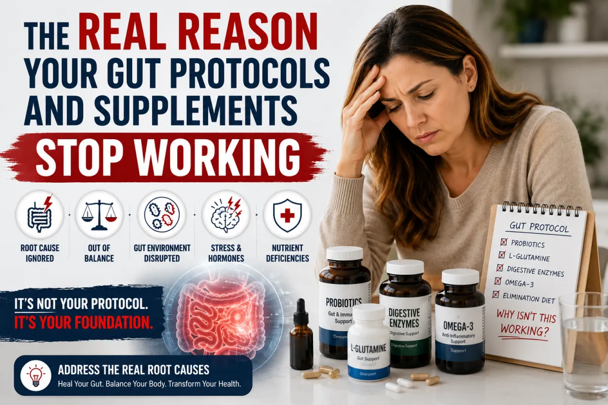 Why Gut Protocols & Supplements Stop Working