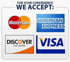 an image showing the Square credit card processor and the logos of visa, mastercard, american express and discover