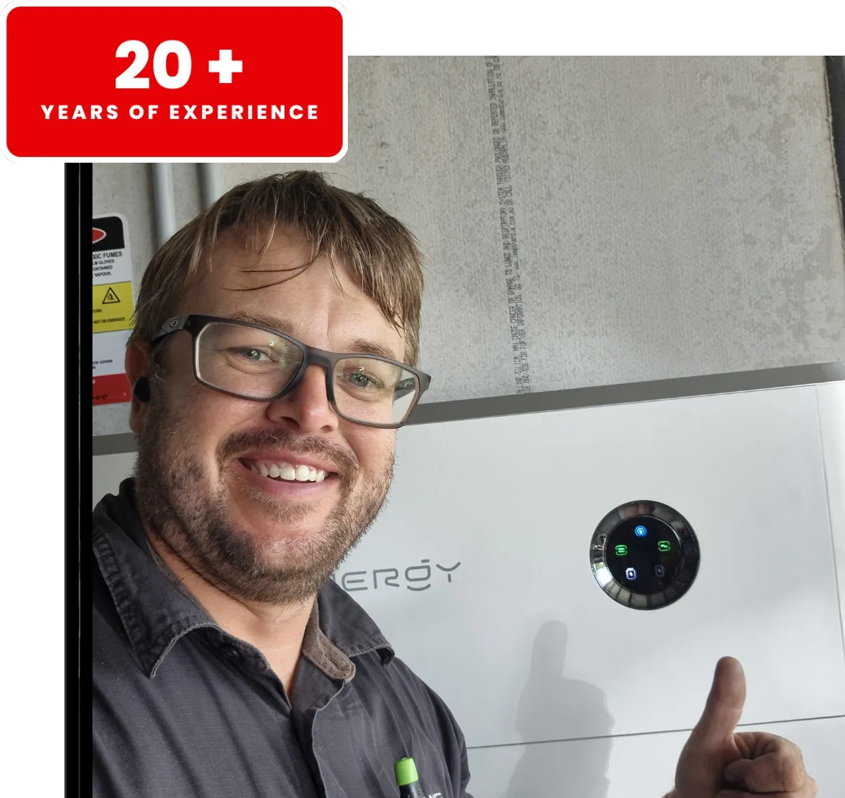 Chris Tinney - 20 years electrical experience 