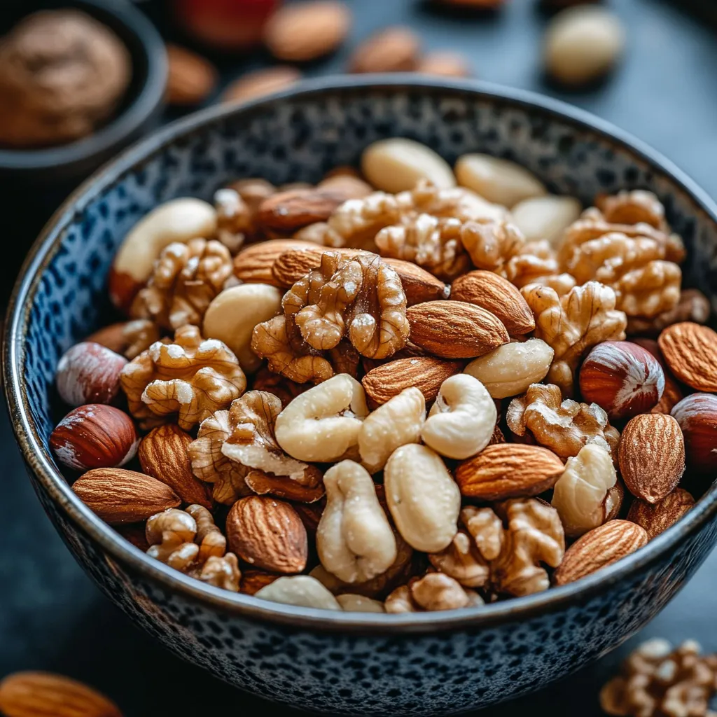 shallow focus photography of almonds in white ceramic bowl