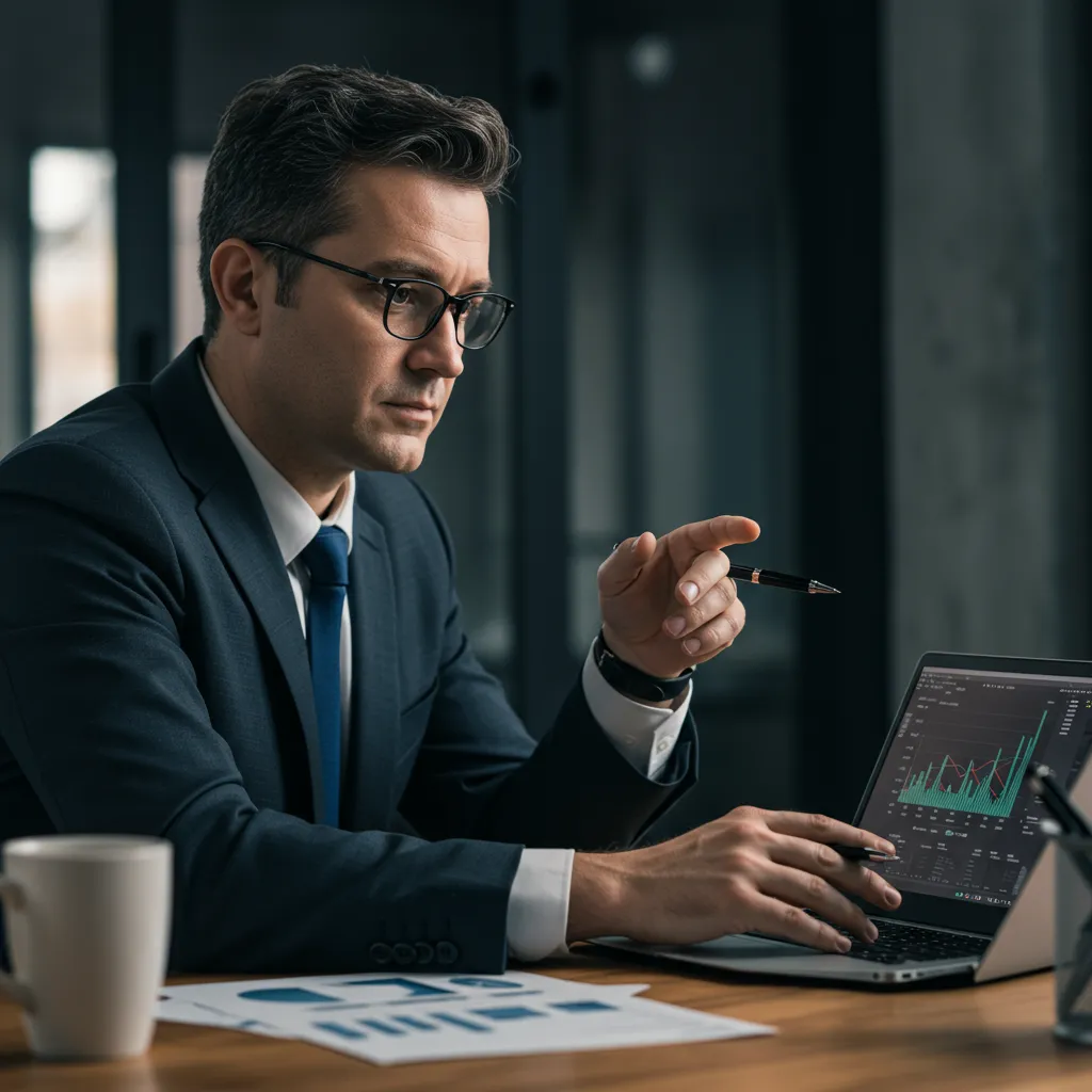 Comprehensive business valuation analysis report showing EBITDA multiples and financial health assessment for a Florida company