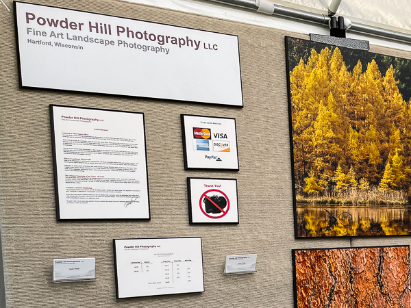 No Photography Allowed in Booth
