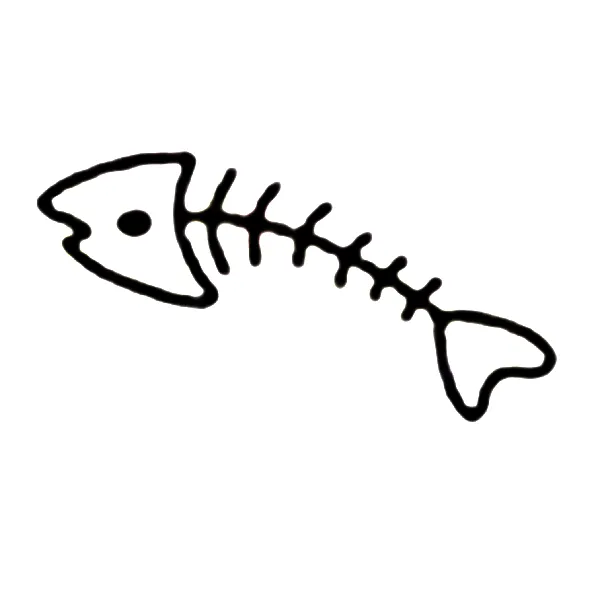 Fish skeleton Tattoo