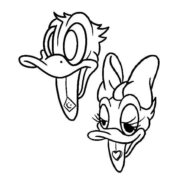 Donald Duck And Daisy Tattoo