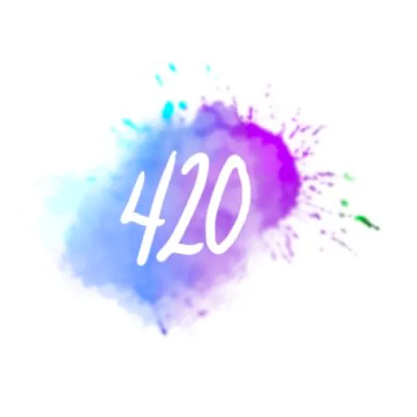 420 Watercolor Tattoo