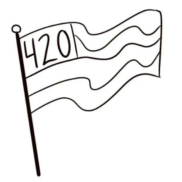 420 Flag Tattoo