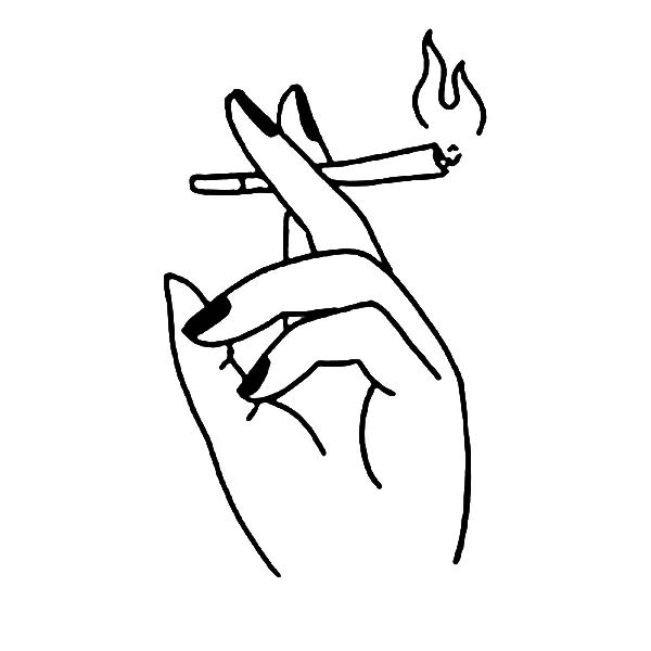 Smoking Tattoo