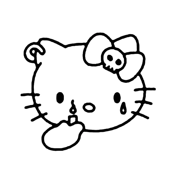 Hello Kitty 420 Tattoo