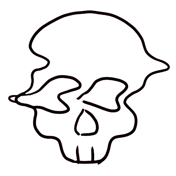 Baked Skull Tattoo