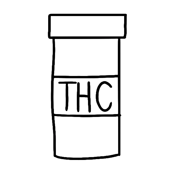 THC jar tattoo