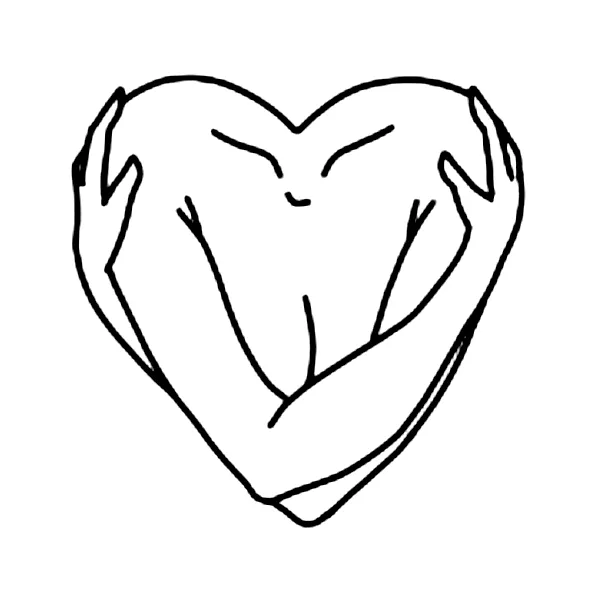 Heart Hug Tattoo