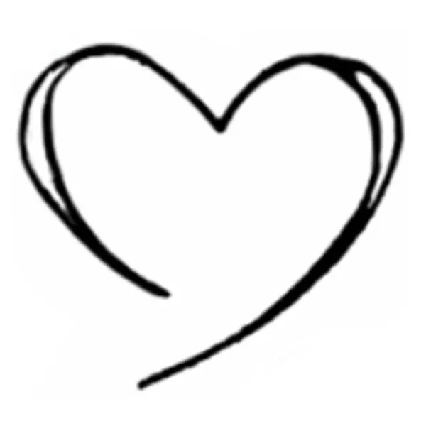 Heart tattoo.